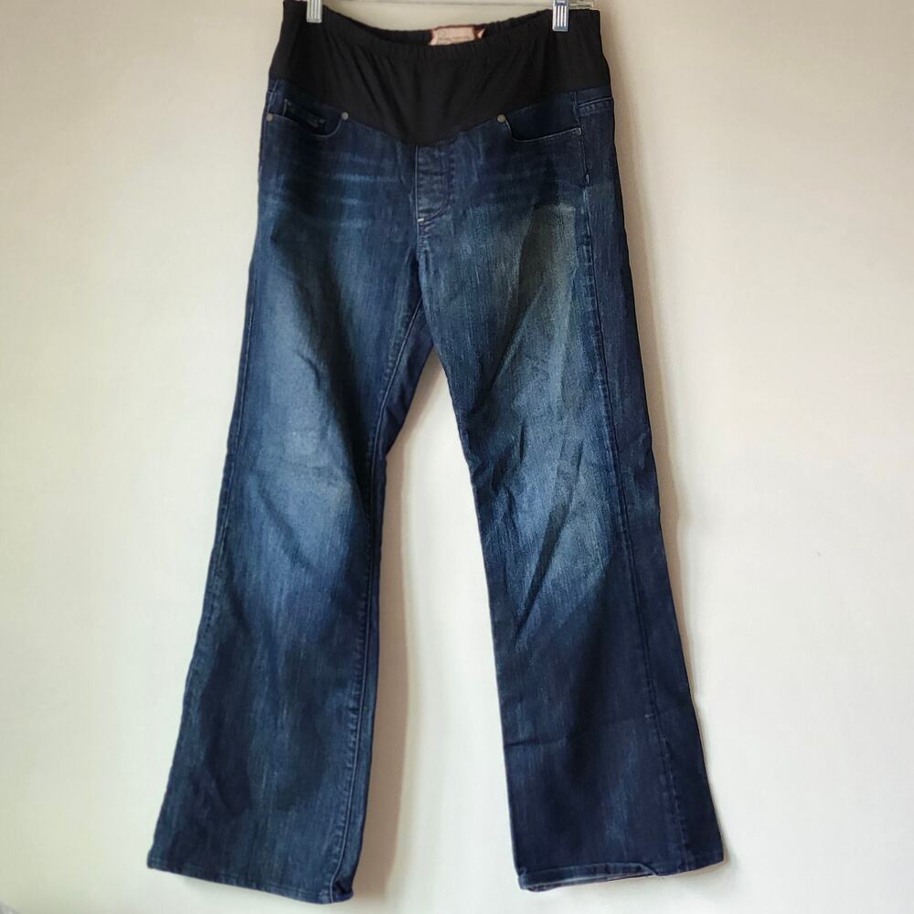 Paige Maternity Laurel Canyon Low Rise Bootcut Women's Denim Jeans Size 32 A0055